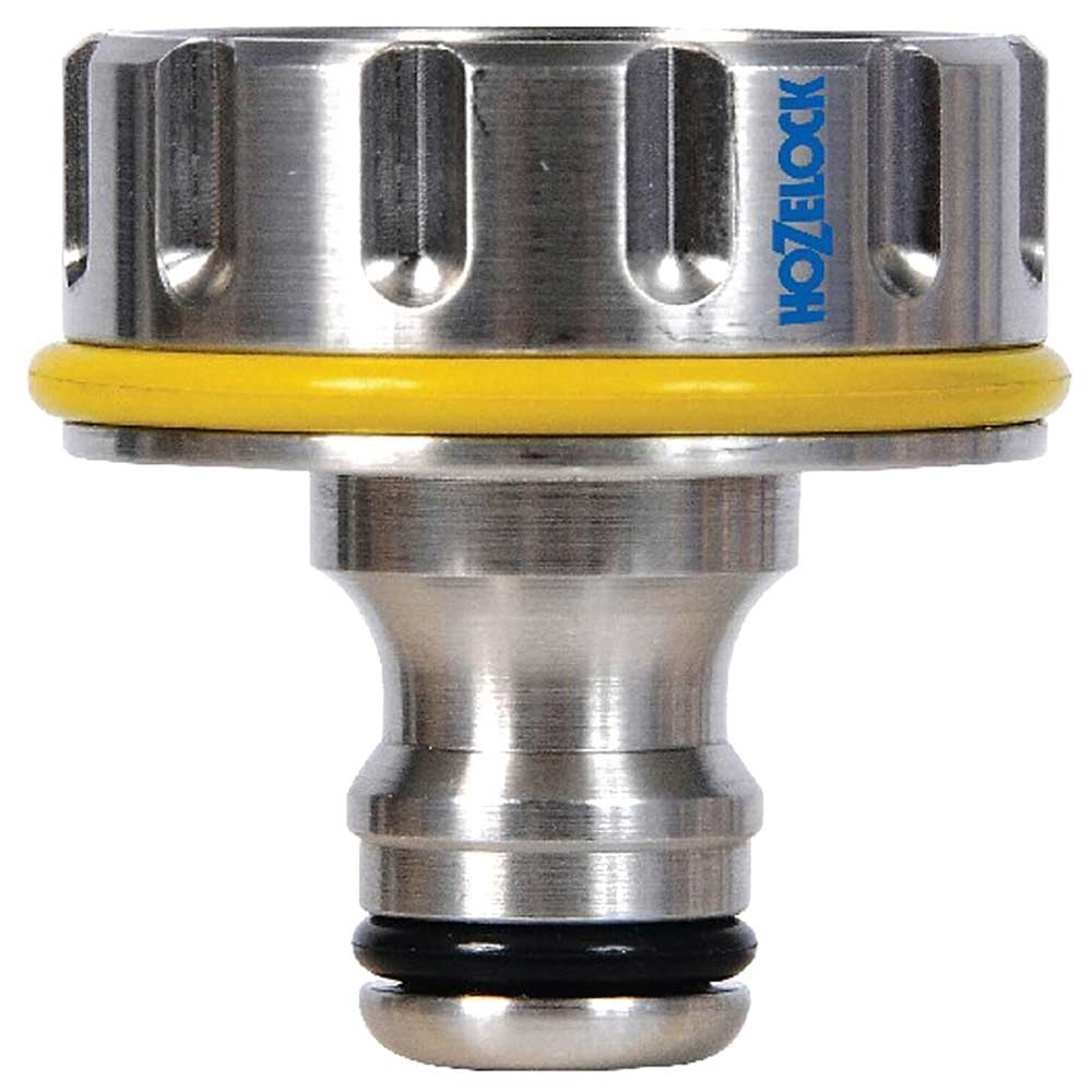 Image of Hozelock Pro Metal Threaded Tap Hose Pipe Connector 33.3mm