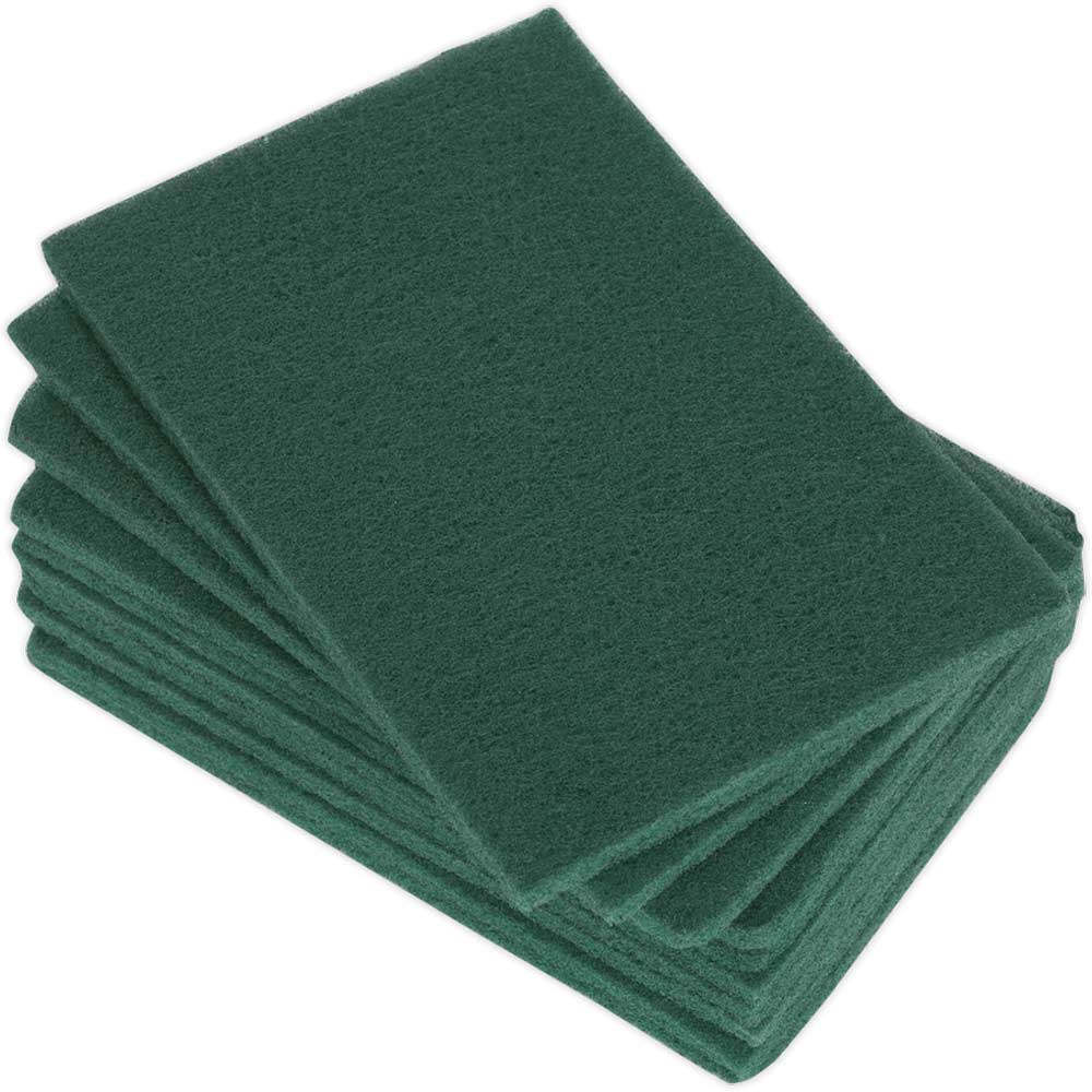 Sealey Abrasive Hand Pads Fine Pack of 10