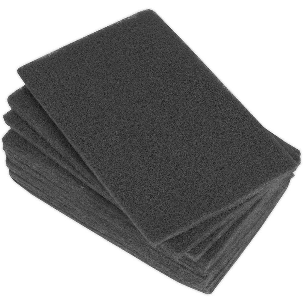 Sealey Abrasive Hand Pads Ultra Fine Pack of 10