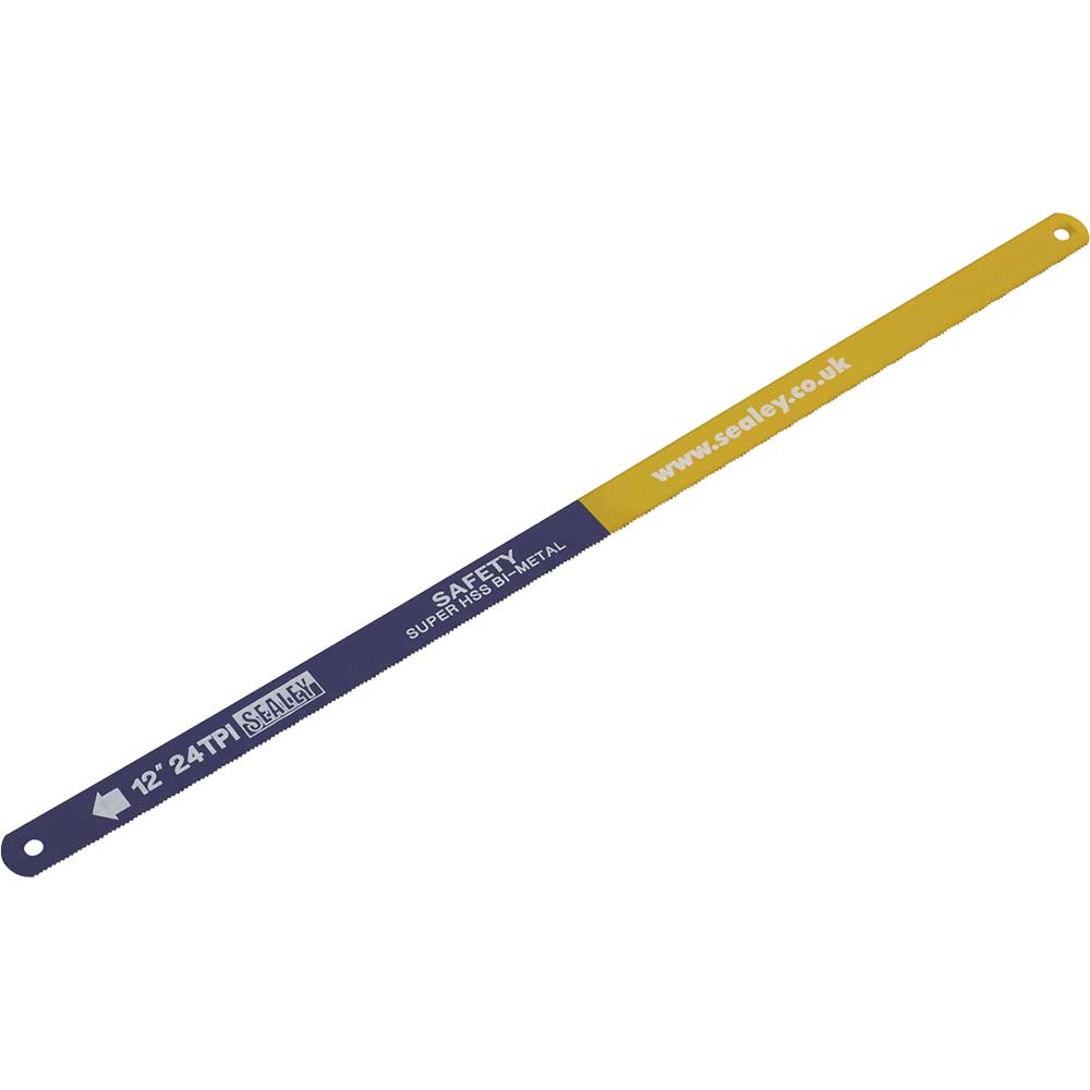 Sealey HSS Bi Metal Hacksaw Blade 12" / 300mm 24tpi Pack of 2