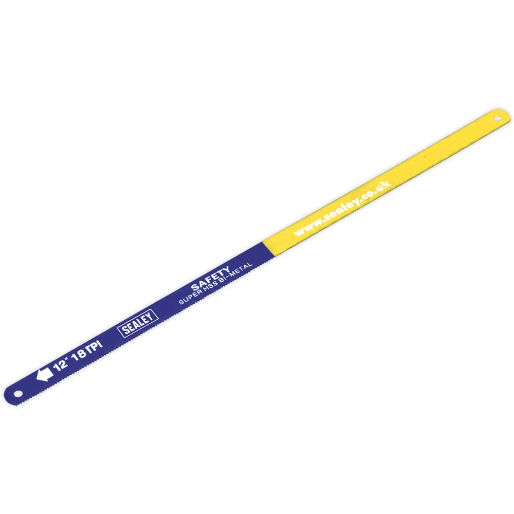 Sealey HSS Bi Metal Hacksaw Blade 12" / 300mm 18tpi Pack of 10