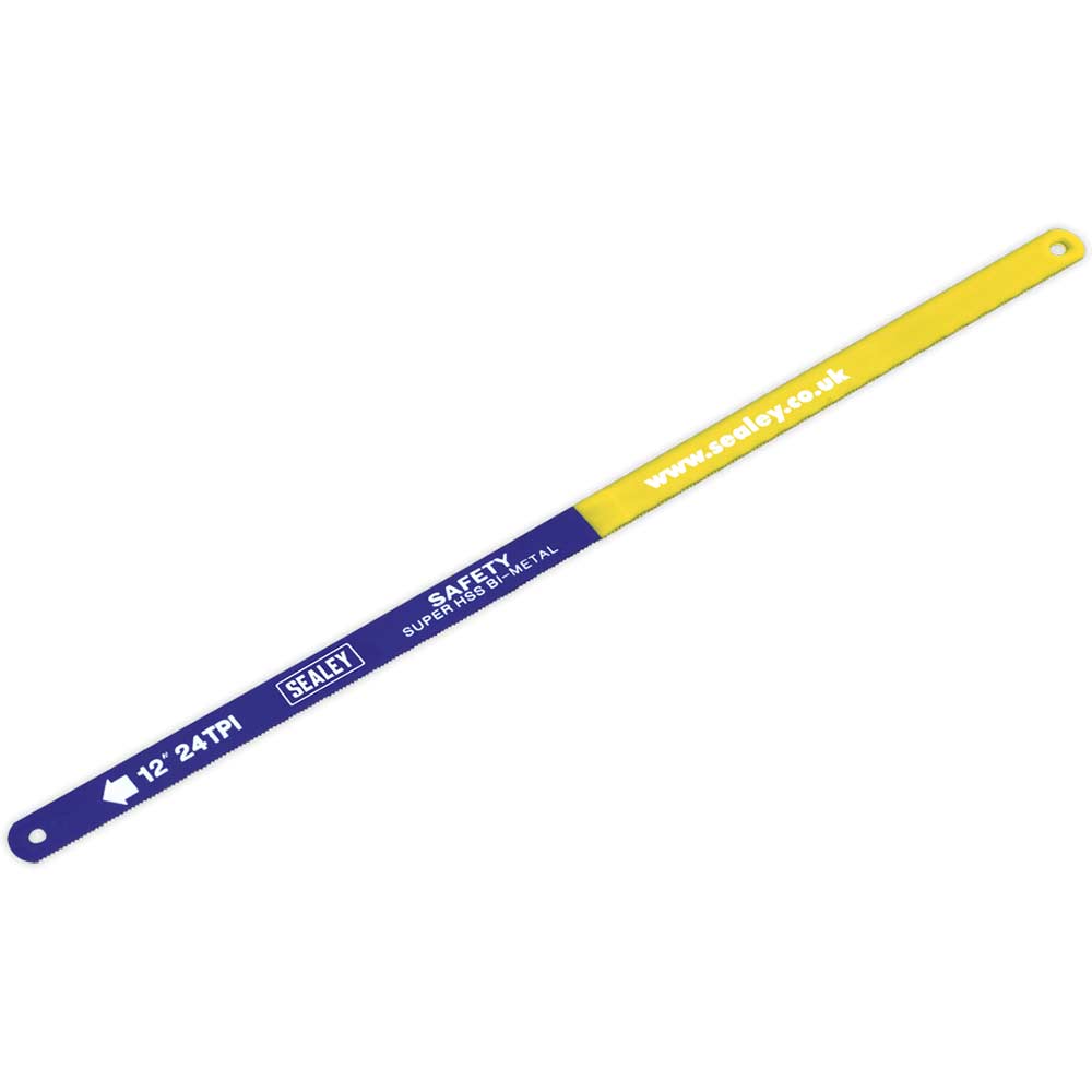 Sealey HSS Bi Metal Hacksaw Blade 12" / 300mm 24tpi Pack of 10