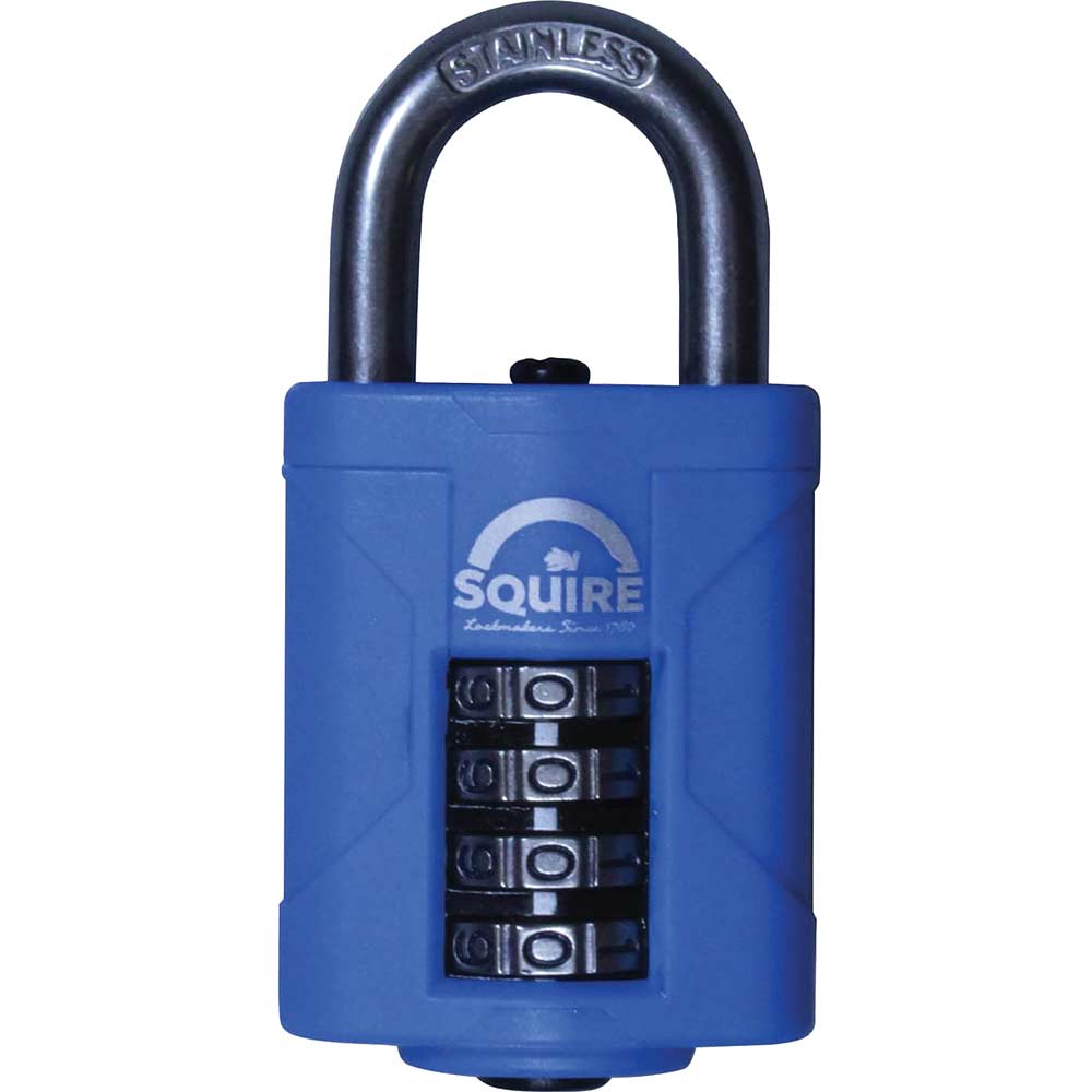 Image of Henry Squire Heavy Duty Rust Proof Marine Combination Padlock 38mm Standard