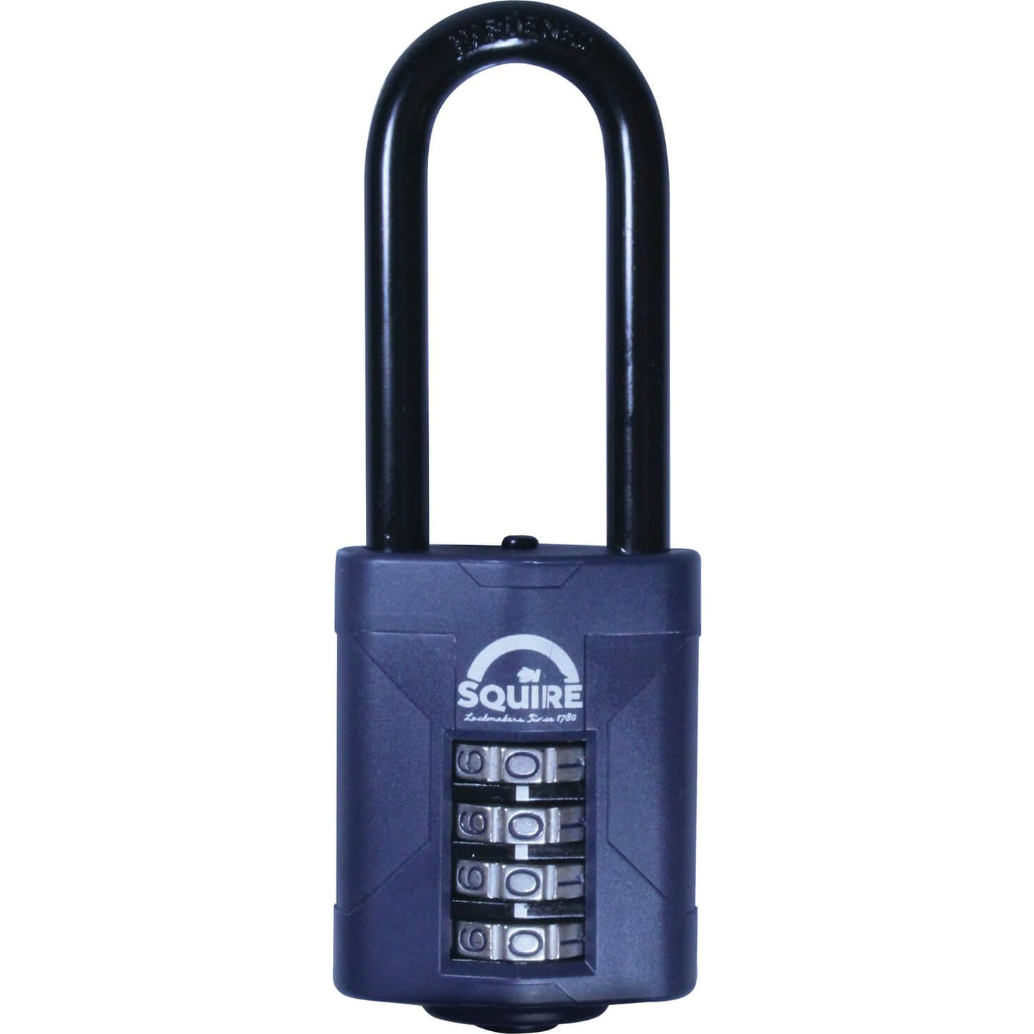 Image of Henry Squire Push Button Combination Padlock 50mm Extra Long