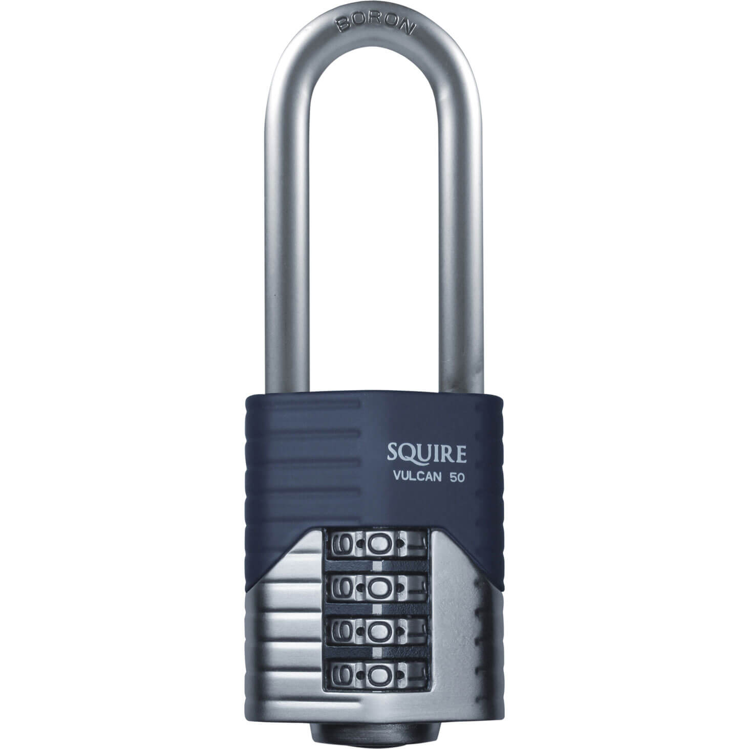 Image of Henry Squire Vulcan Boron Shackle Combination Padlock 40mm Long