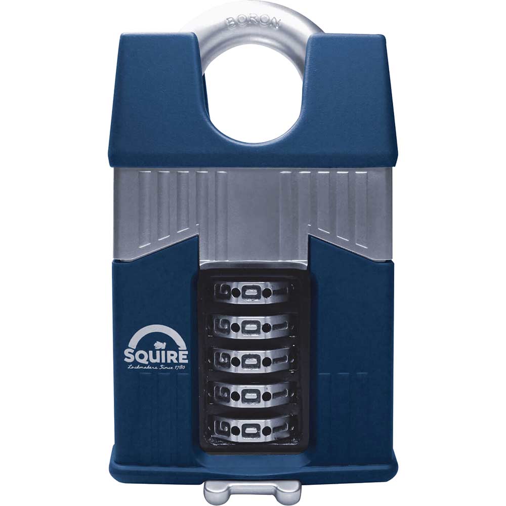 Henry Squire Warrior High-Security Shackle Combination Padlock 65mm Closed