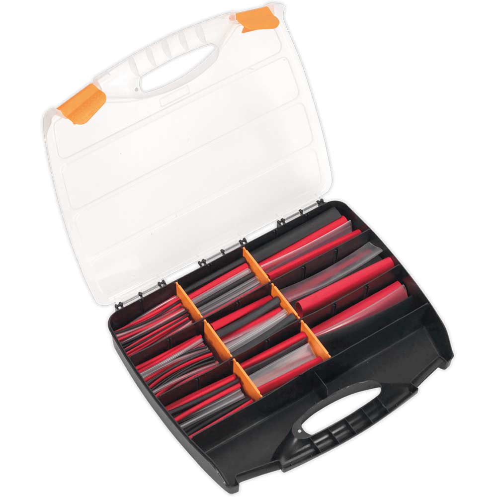 Image of Sealey 261 Piece Adhesive Lined Heat Shrink Tubing Assortment