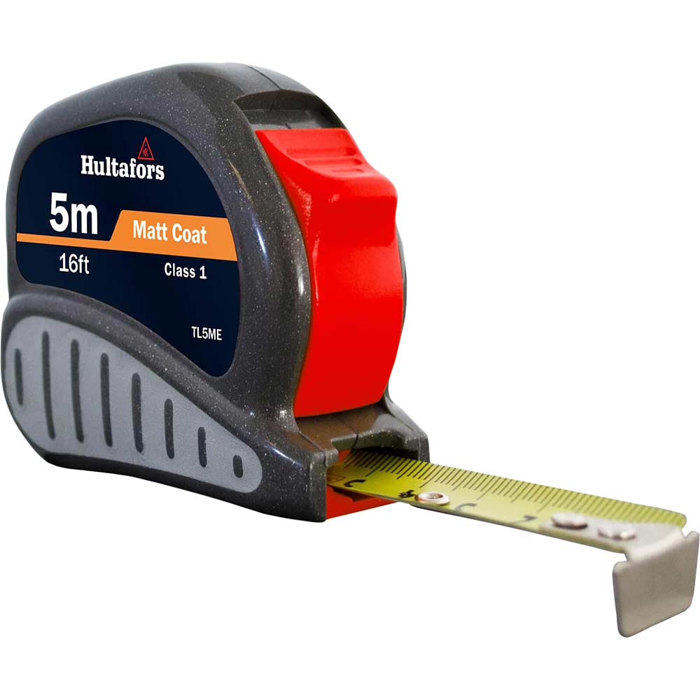 Image of Hultafors TL Tri Lok Pocket Tape Measure Imperial & Metric 16ft / 5m 19mm