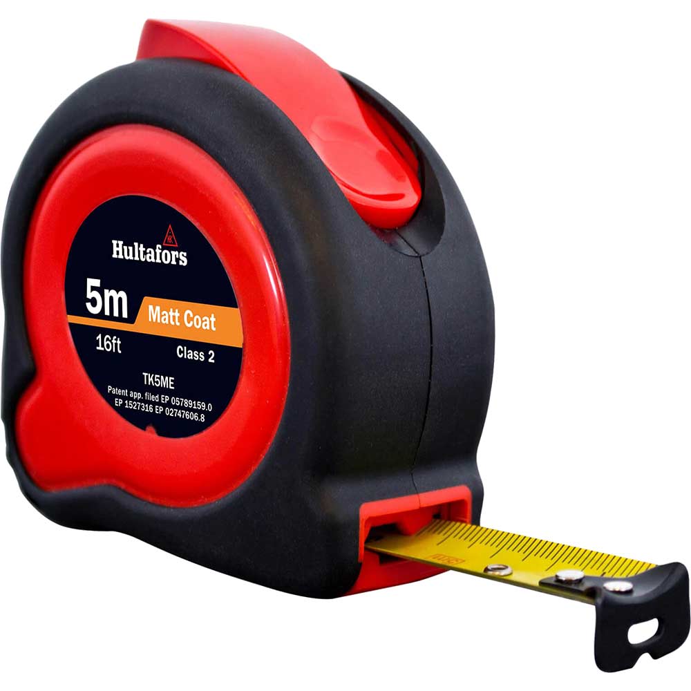 Image of Hultafors Tuf Lok Tape Measure Imperial & Metric 16ft / 5m 19mm