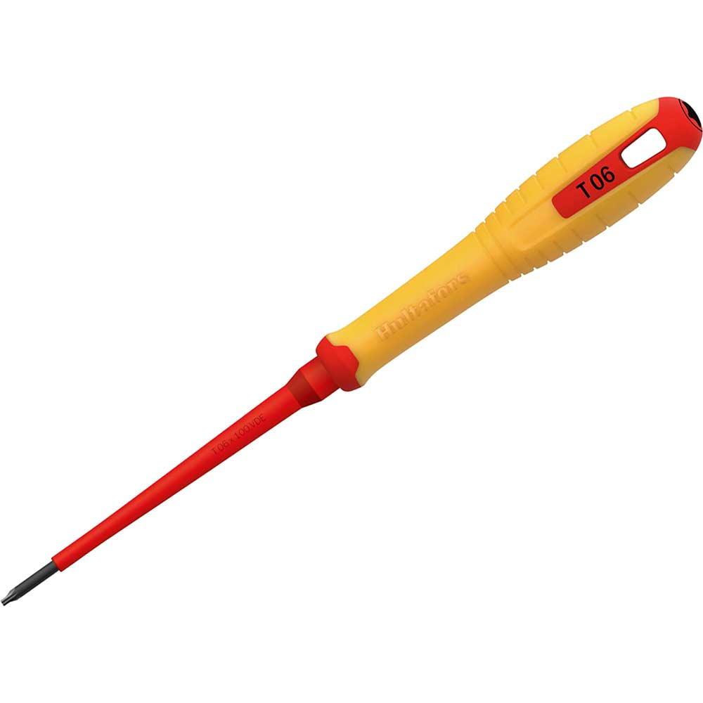 Hultafors VDE Insulated Torx Screwdriver T6 100mm