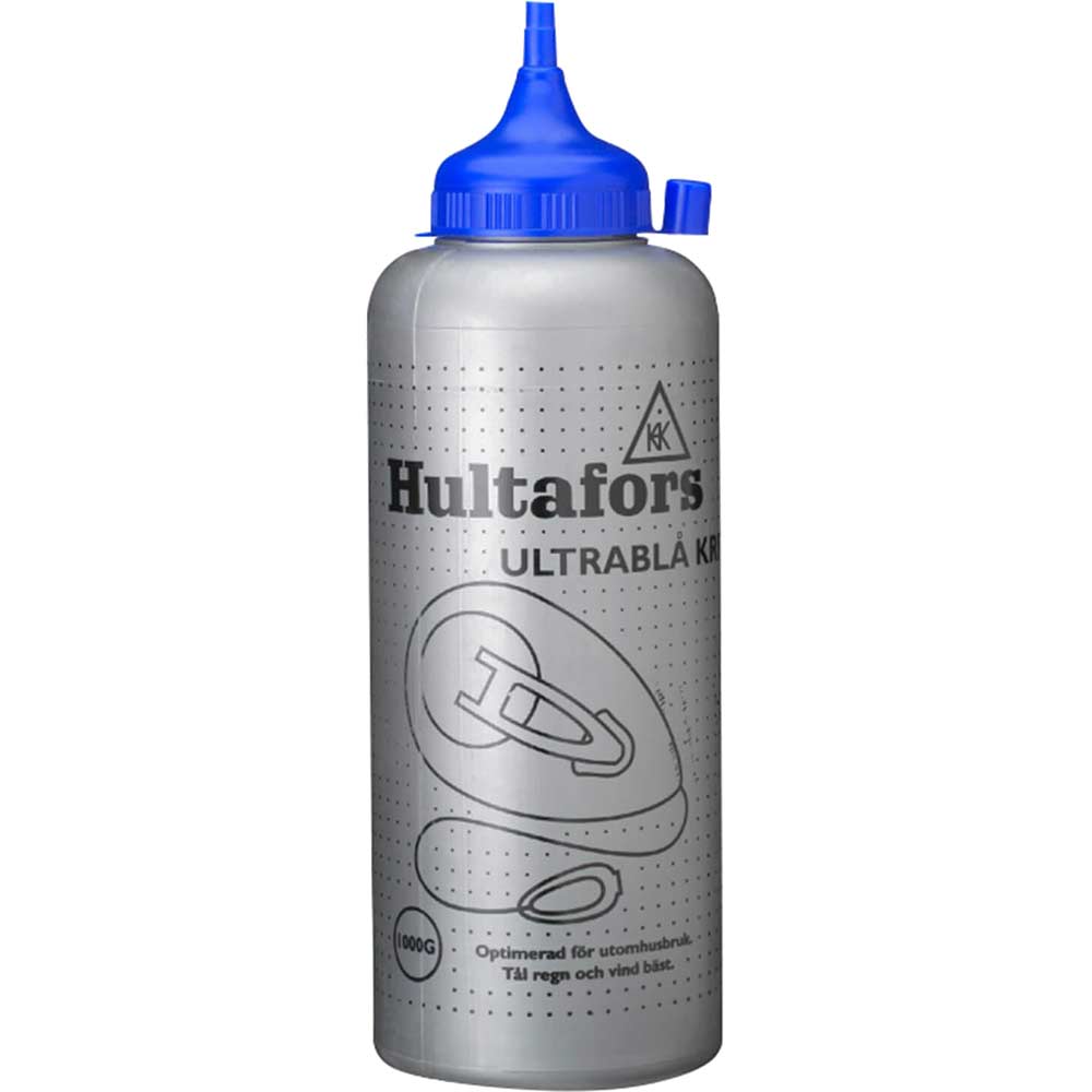 Image of Hultafors Ultra Outdoor Chalk Line Powder Refill Blue 1kg