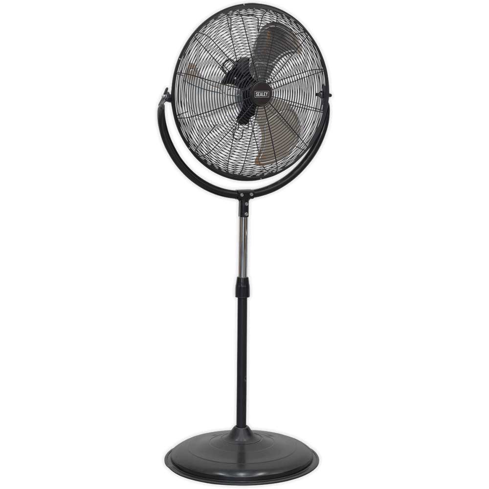 Sealey HVF20P Industrial High Velocity Pedestal Fan 20" in UK Specification