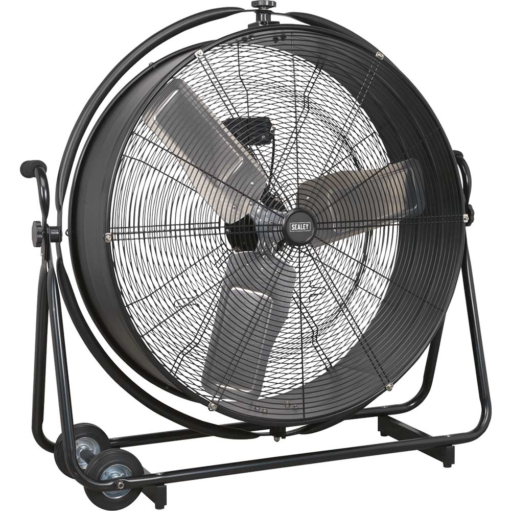 Sealey HVF Series Industrial High Velocity Orbital Drum Fan 30" in UK Specification