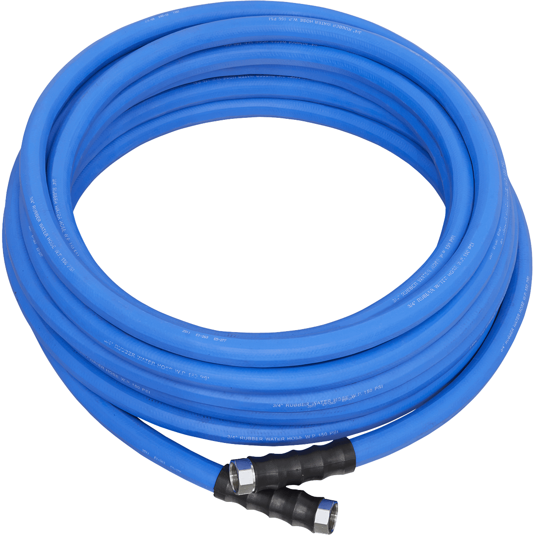 Photos - Garden Hose Sealey Hot and Cold Heavy Duty Rubber Water Hose 3/4" / 19mm 5m Blue HWH5M 