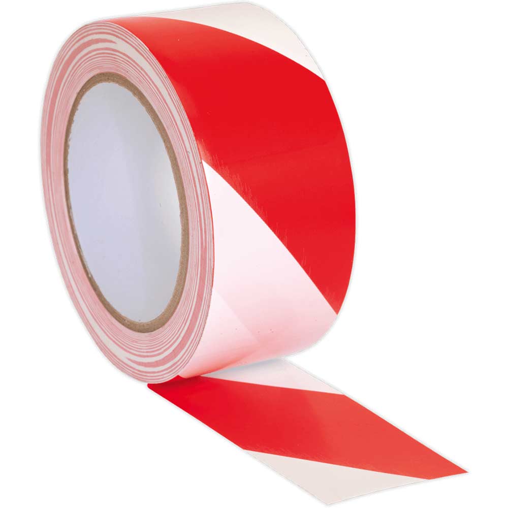 Image of Sealey Adhesive Hazard Warning Tape