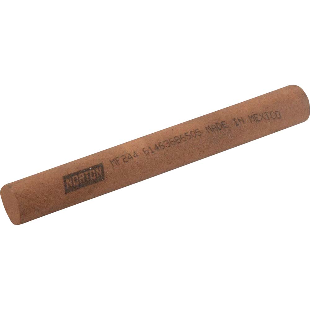 Image of Norton India Round Stone File 12mm 100mm Medium