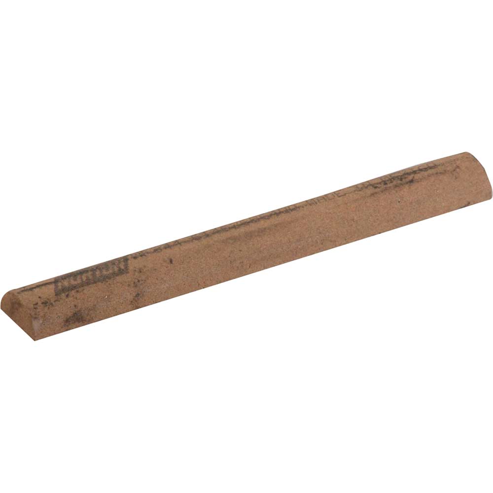 Image of Norton India Half Roand Stone File 12mm 100mm Medium