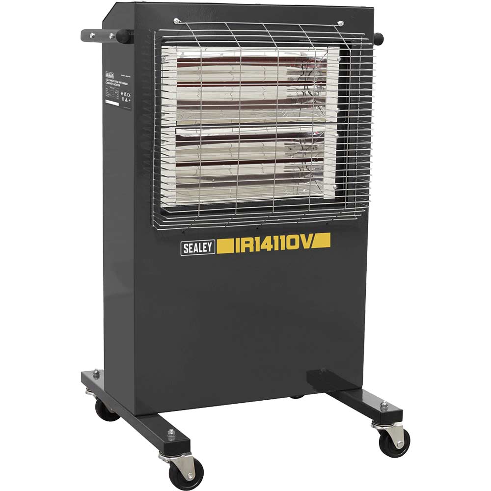 Sealey IR14 Infrared Cabinet Heater 110v in UK Specification