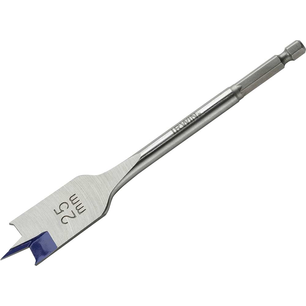 Image of Irwin 4X Blue Groove Flat Wood Drill Bit 26mm