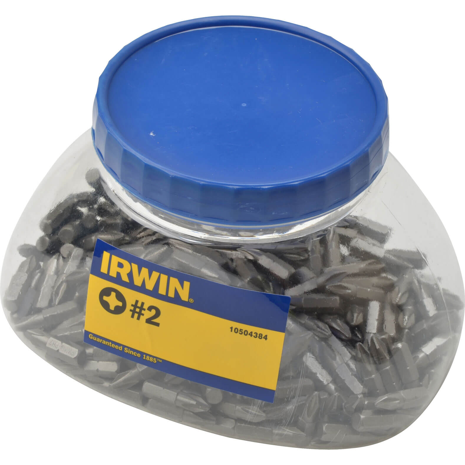 Image of Irwin PH2 Phillips Screwdriver Bits Jar of 250 PH2 25mm Pack of 250