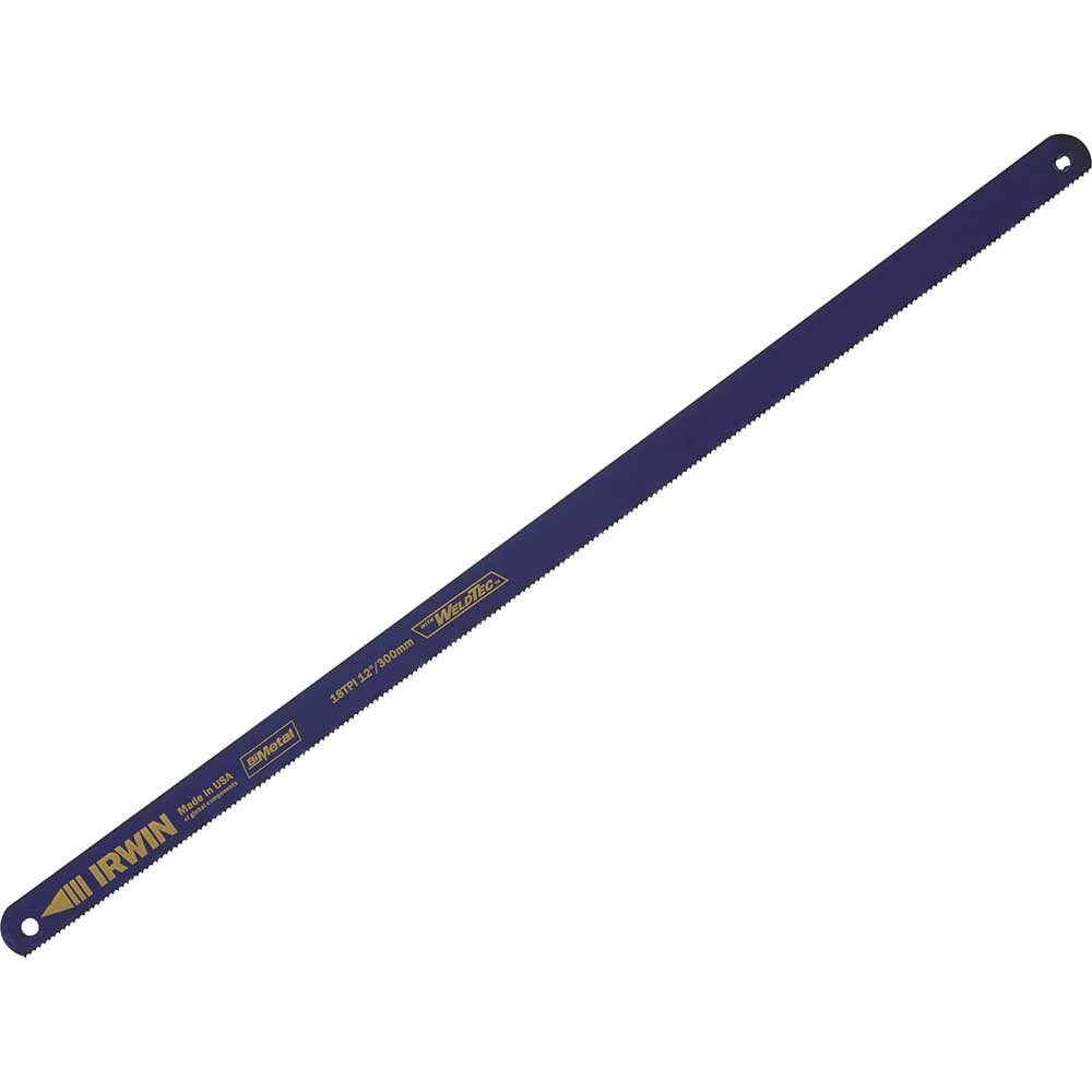 Irwin Bi Metal Hacksaw Blades 12" / 300mm 18tpi Pack of 2