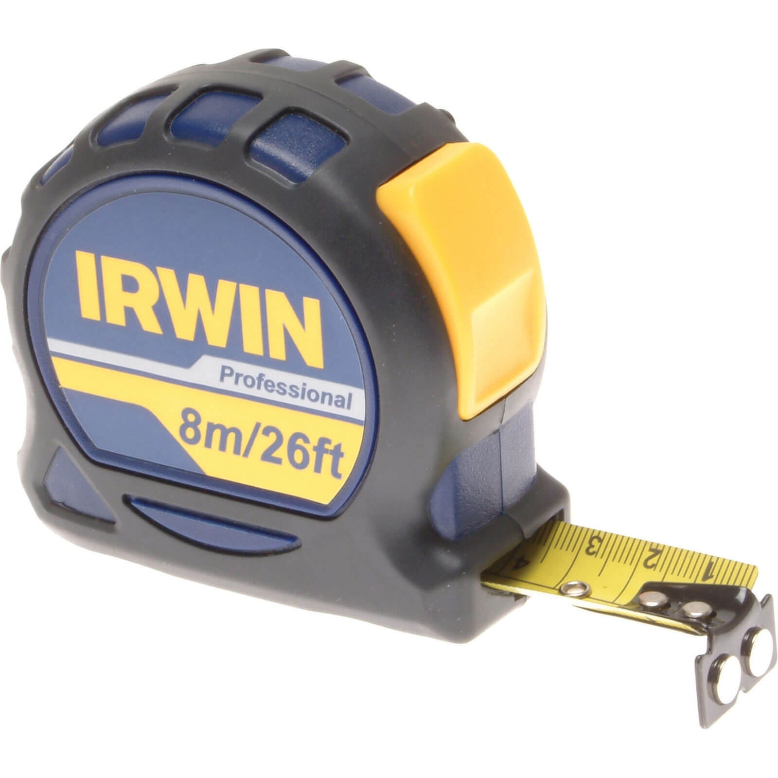 Image of Irwin Professional Pocket Tape Measure Imperial & Metric 26ft / 8m 25mm