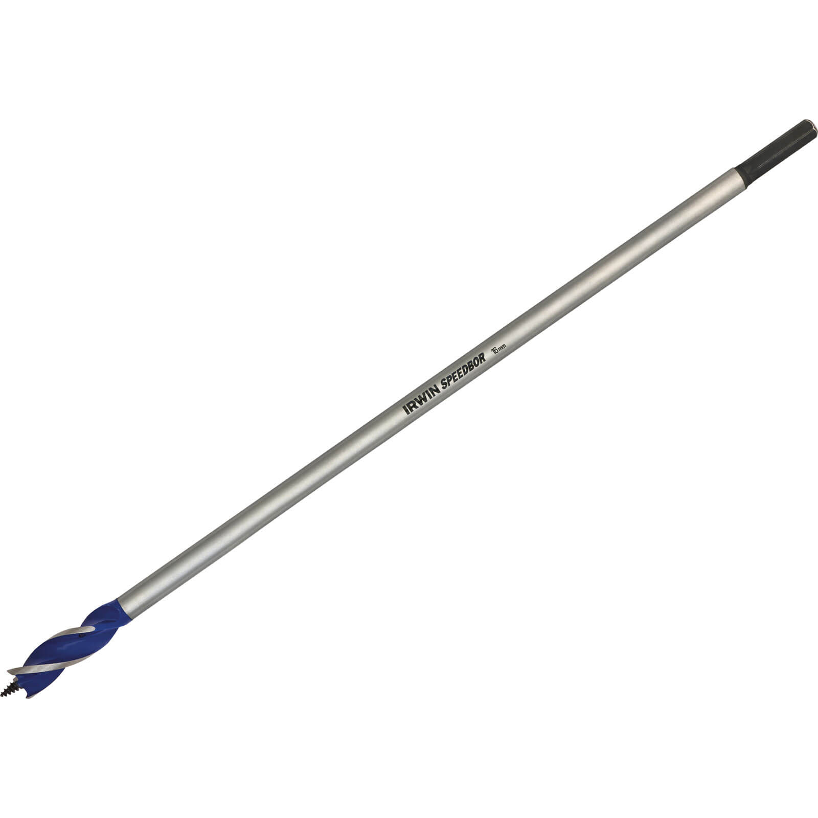 Image of Irwin 6X Blue Groove Extra Long Wood Drill Bit 14mm 400mm