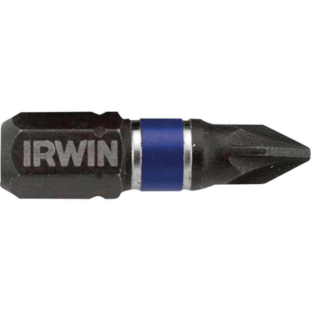 Irwin Impact Pro Performance Pozi Screwdriver Bits PZ3 25mm Pack of 2