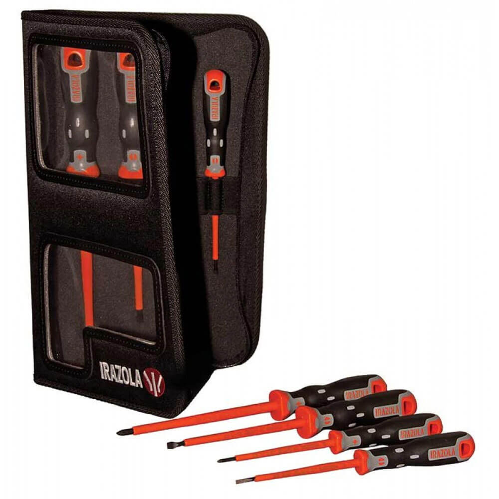 Image of Irazola Tekno+ 7 Piece Electricians VDE Insulated Screwdriver Set