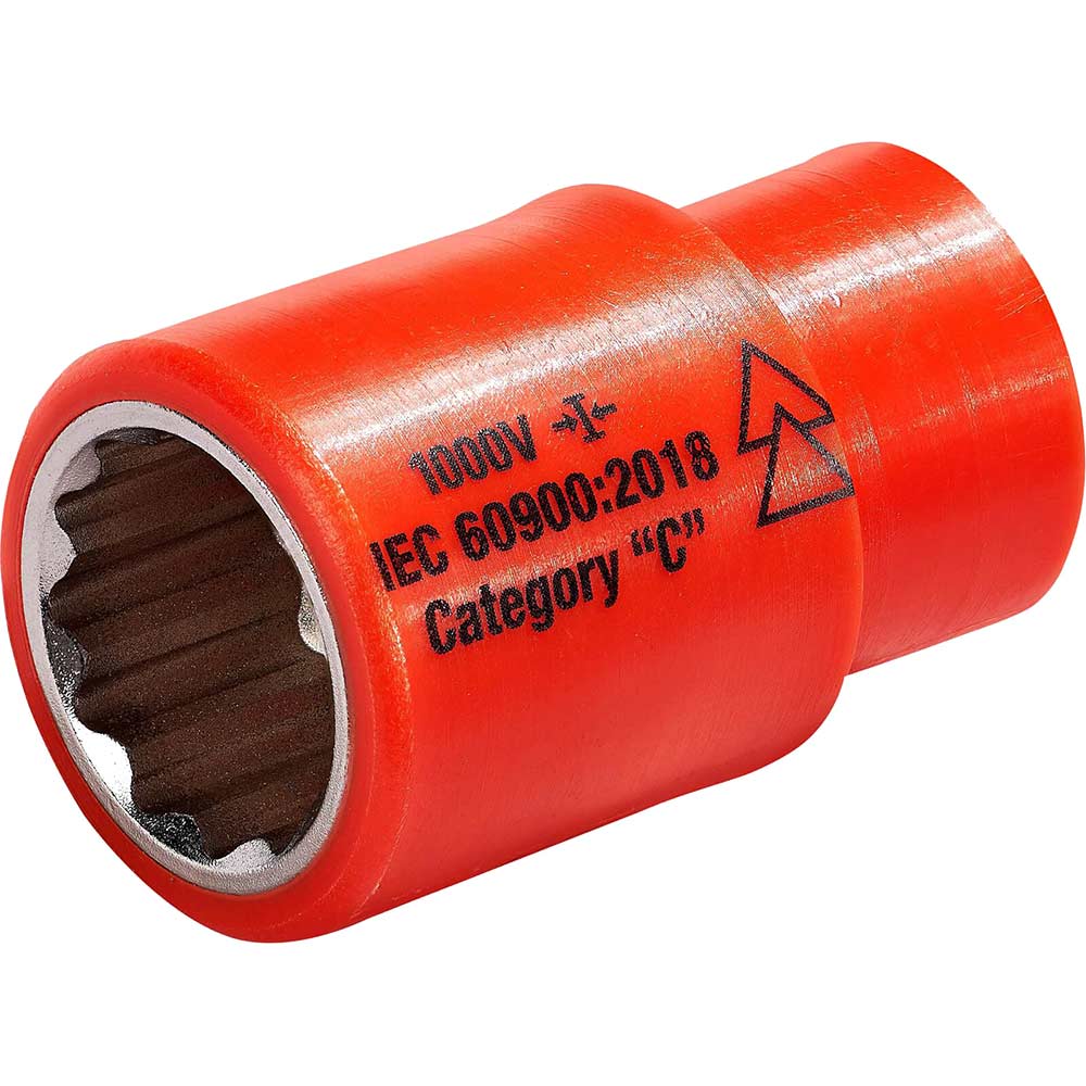 ITL 3/8" Drive Insulated Bi Hexagon Socket 3/8" 17mm