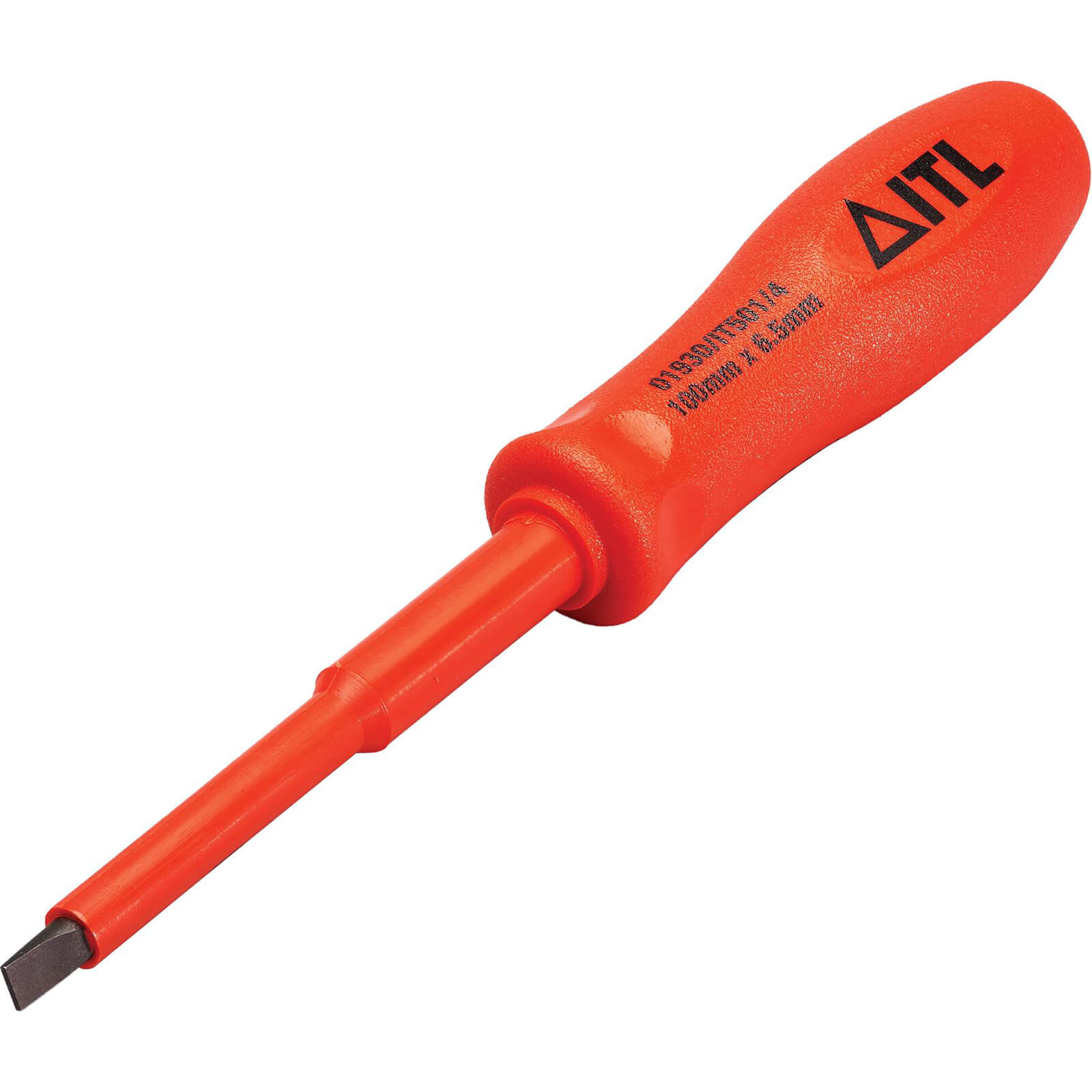 Image of ITL Insulated Parallel Slotted Engineers Screwdriver 6.5mm 100mm