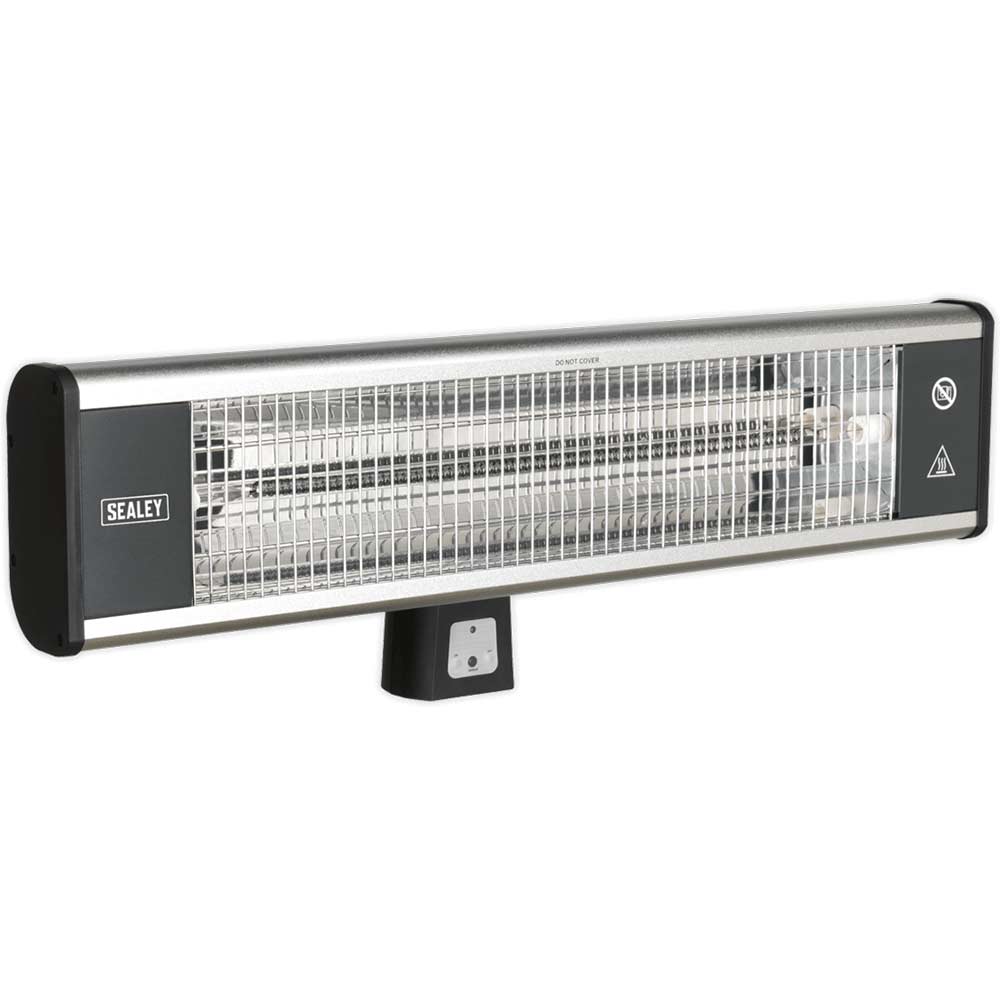 Sealey IWMH1809R Carbon Fibre Infrared Electric Wall Heater in UK Specification
