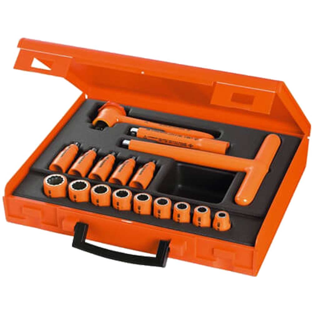 Facom J.401AVSE VSE Series 17 Piece 3/8" Drive Insulated Socket Set