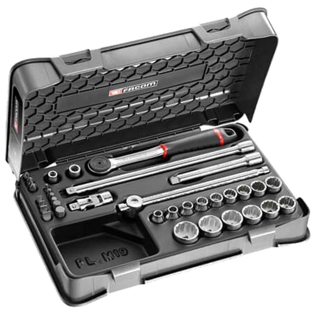 Facom J.430BSP 35 Piece 3/8" Drive Bi Hexagon Socket Set