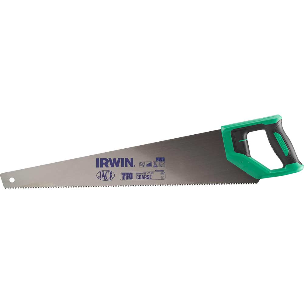 Image of Jack Coarse Cut Soft Grip Hand Saw 22" / 550mm 7tpi