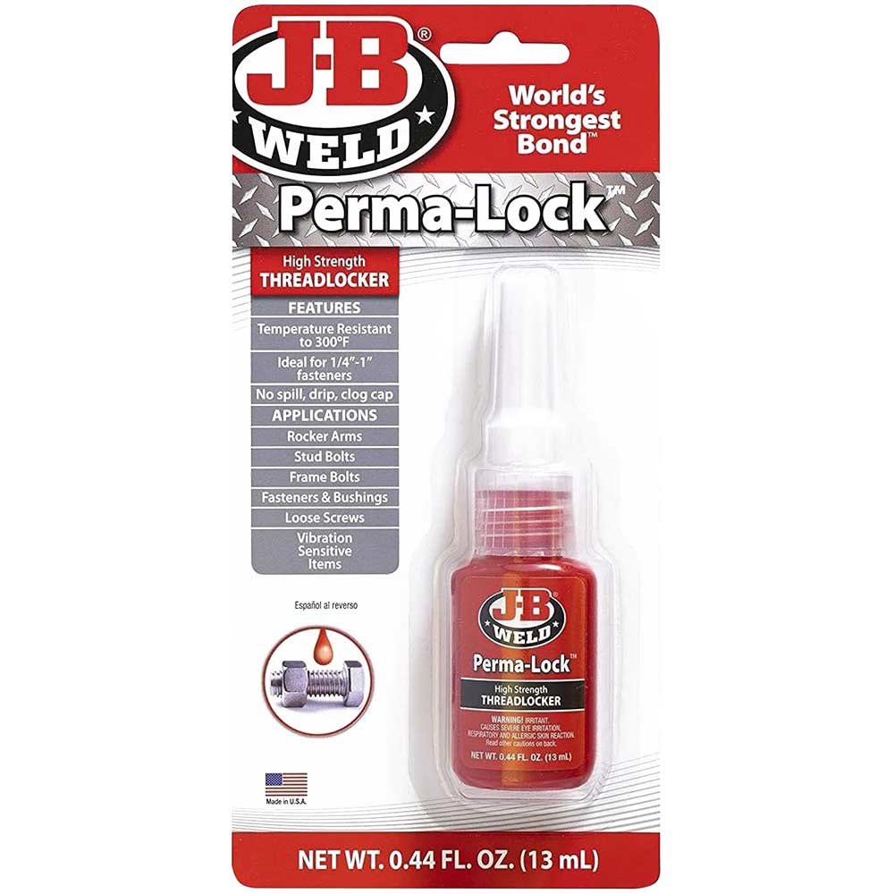 J-B Weld PermaLock Red High Strength Threadlocker