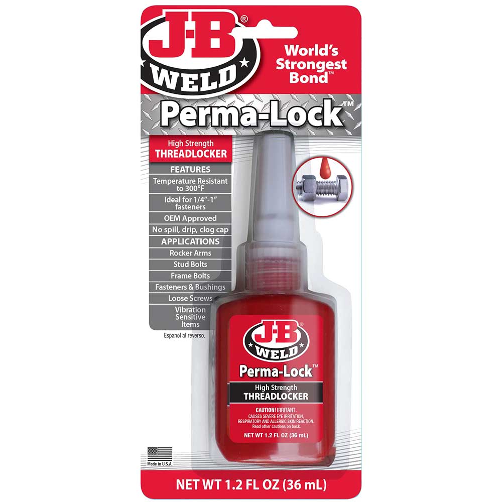 J-B Weld PermaLock Red High Strength Threadlocker