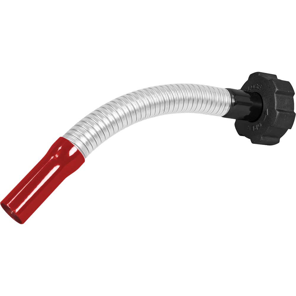 Sealey Flexible Pouring Spout for Screw Cap Jerry Cans Red