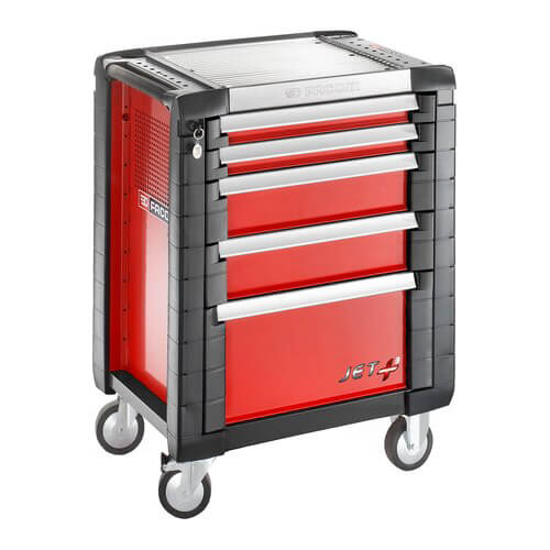 Image of Facom JET+ 5 Drawer Tool Roller Cabinet Red