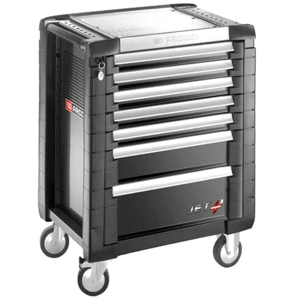 Image of Facom JET+ 7 Drawer Roller Cabinet Black