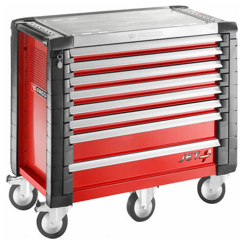 Image of Facom JET+ 8 Drawer Roller Cabinet Red