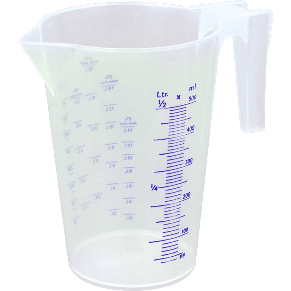 Sealey Translucent Measuring Jug 500ml