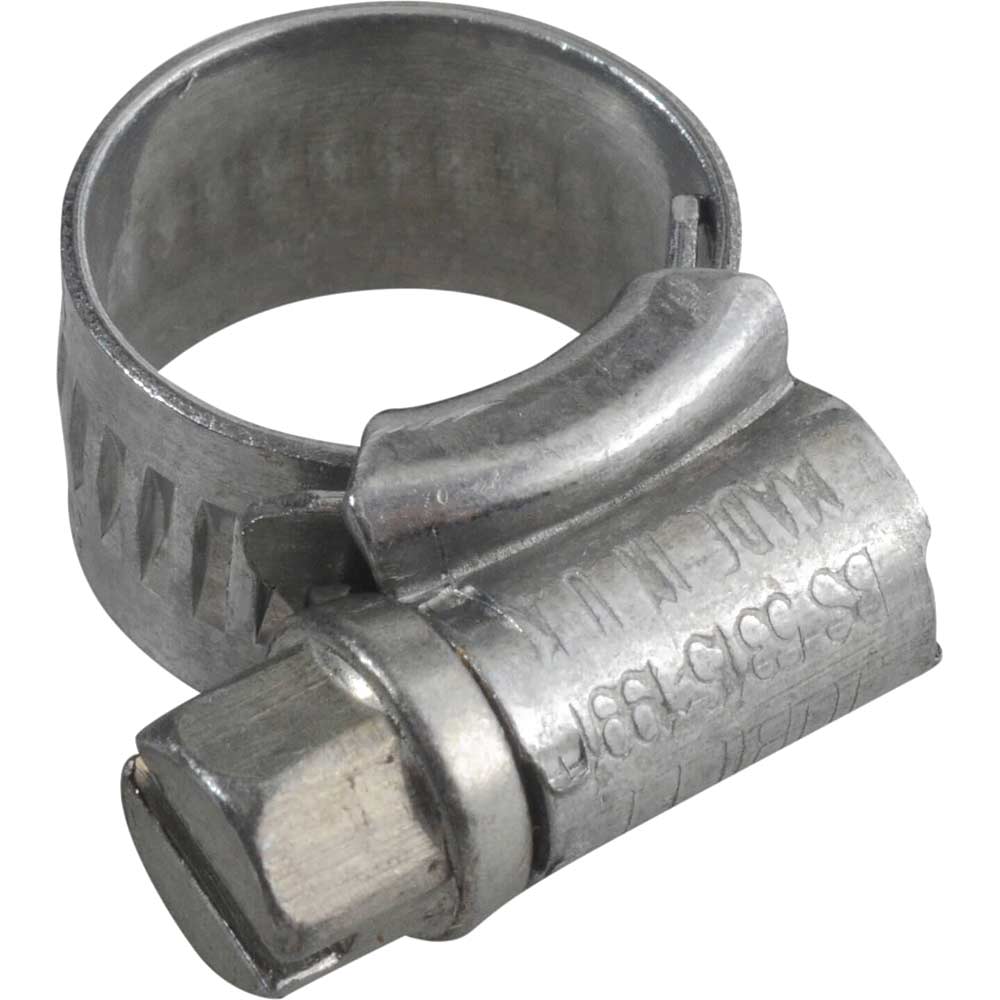 Jubilee Zinc Plated Hose Clip 9.5mm - 12mm Pack of 1