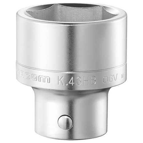 Image of Facom 3/4" Drive Quick Release Hexagon Socket Metric 3/4" 41mm