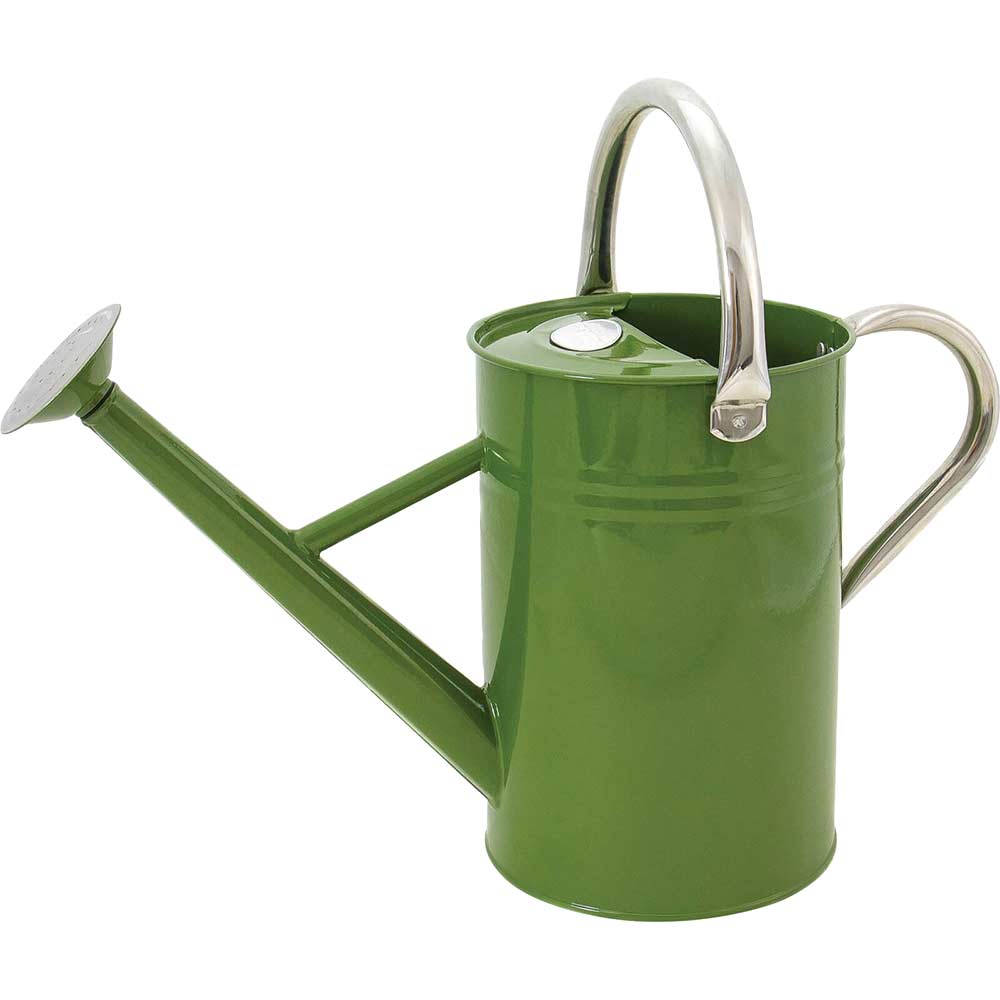 Image of Kent & Stowe Metal Watering Can Tweed Green 4.5l