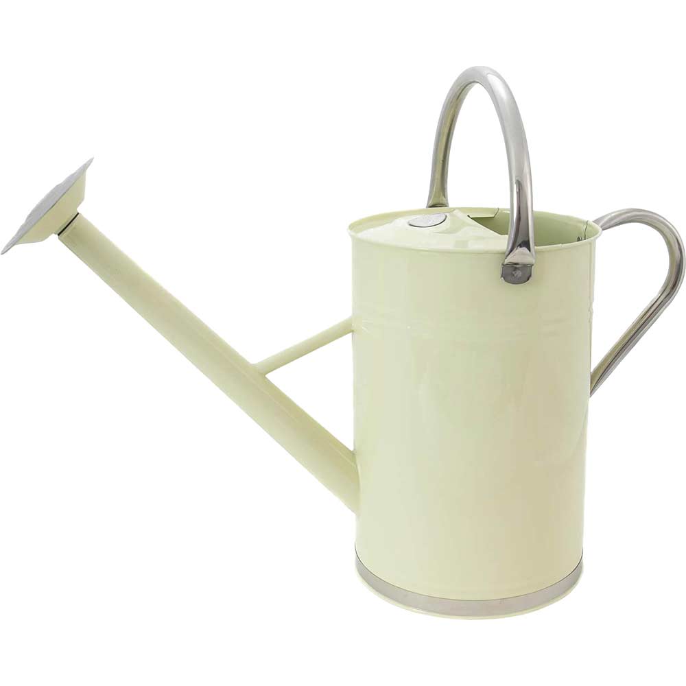 Image of Kent & Stowe Metal Watering Can Vintage Cream 9l