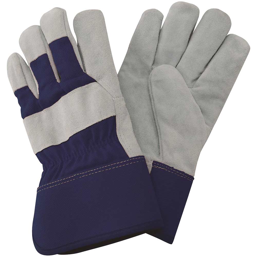 Kent and Stowe Fleece Lined Thermal Rigger Gloves Navy L Pack of 1