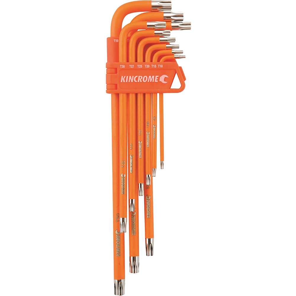 Image of Kincrome 9 Piece Tamperproof Torx Set Long Series
