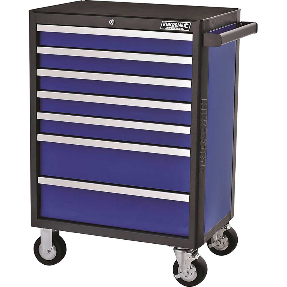 Kincrome Evolve 7 Drawer Tool Roller Cabinet Blue