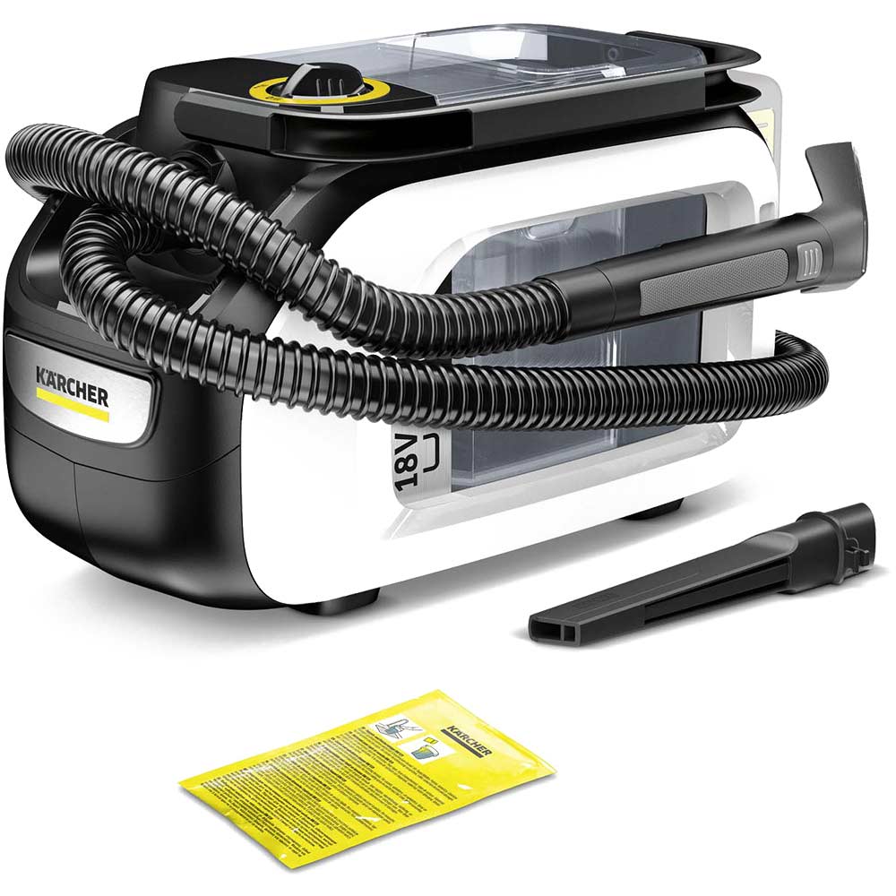 Karcher SE 3-18 18v Cordless Carpet & Upholstery Spot Cleaner White No Batteries No Battery Charger
